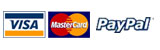 Pay by Visa, Mastercard or Wire Transfer